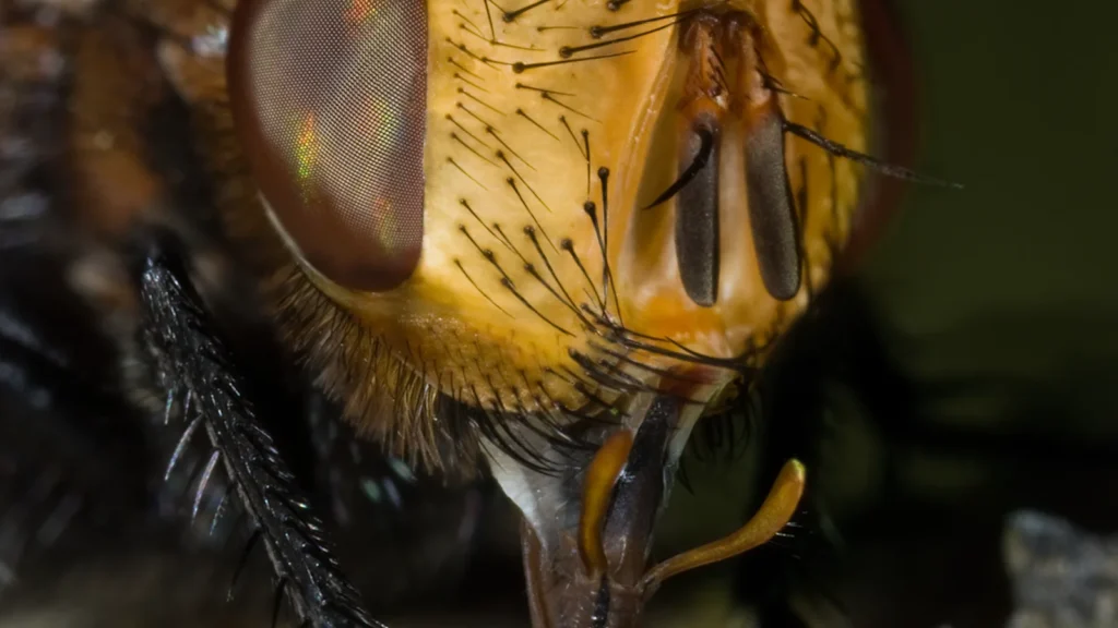 Moscas en la miel: por qué caen y qué significa el dicho 1 Mosca posada sobre una gota de miel
